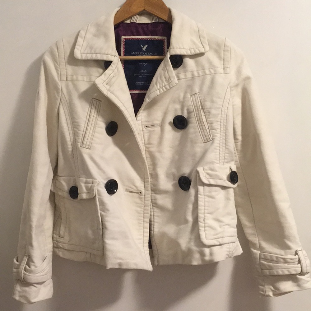 AE Classic Cream Peacoat
